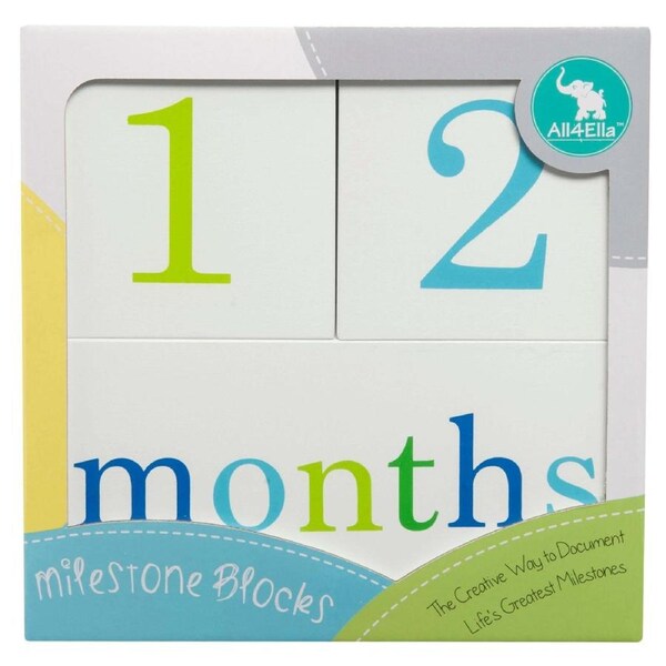 Milestone Blocks - Blue Green
