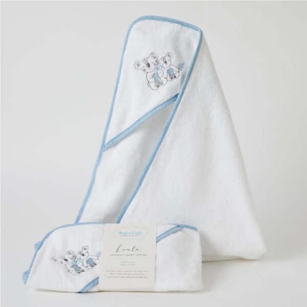 Koala Baby Hooded Towel - Blue