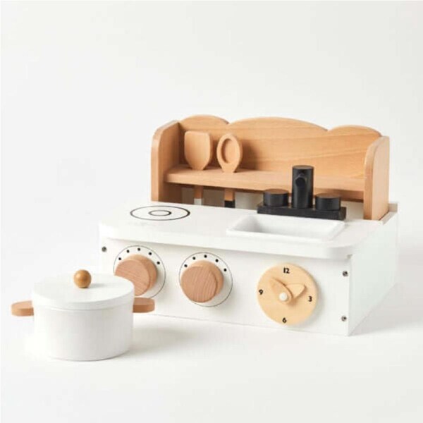Wooden Kitchen Stove Set - Nordic Kids