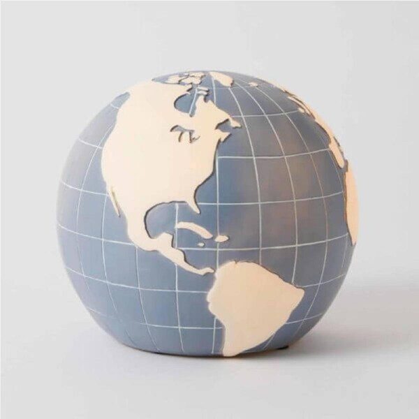 Night Light - World Globe Sculptured Light