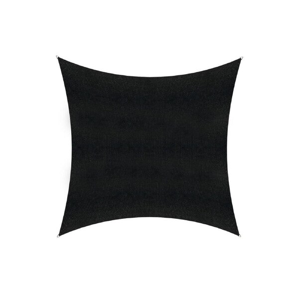 Coolaroo Commercial Grade 3m Square Shade Sail - Graphite