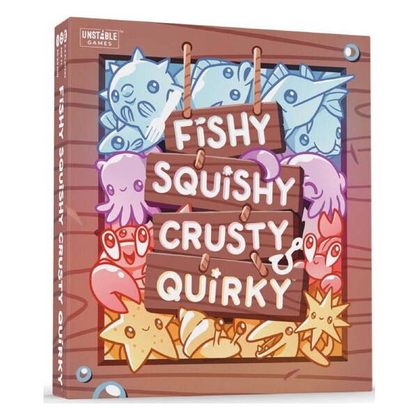 Tee Turtle Fishy Squishy Crusty Quirky Kids/Children Tabletop Card Game 7y+