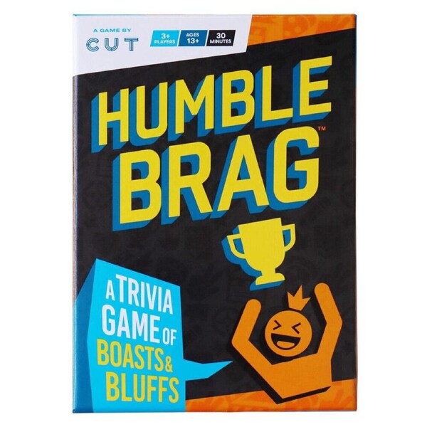 Cut Games Humblebrag Kids/Children Tabletop Fun Play Trivia Card Game 13y+
