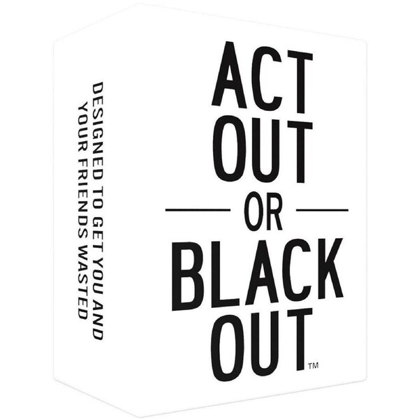 Do or Drink Act Out Or Blackout Activity Extreme Fun Play Party Card Game 19y+