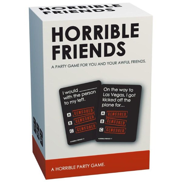 Friendly Rabbit Horrible Friends Party Card Game Play Night 3-7 Players 17y+