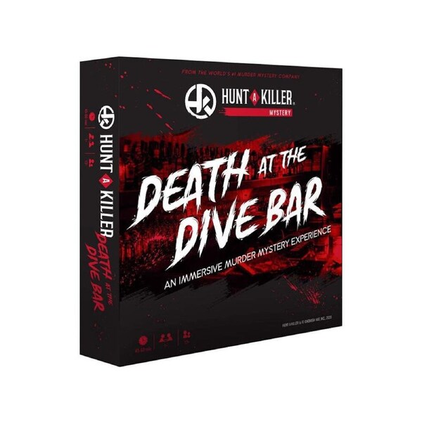 Hunt A Killer Death At The Dive Bar Murder Mystery Family Board Game 14y+