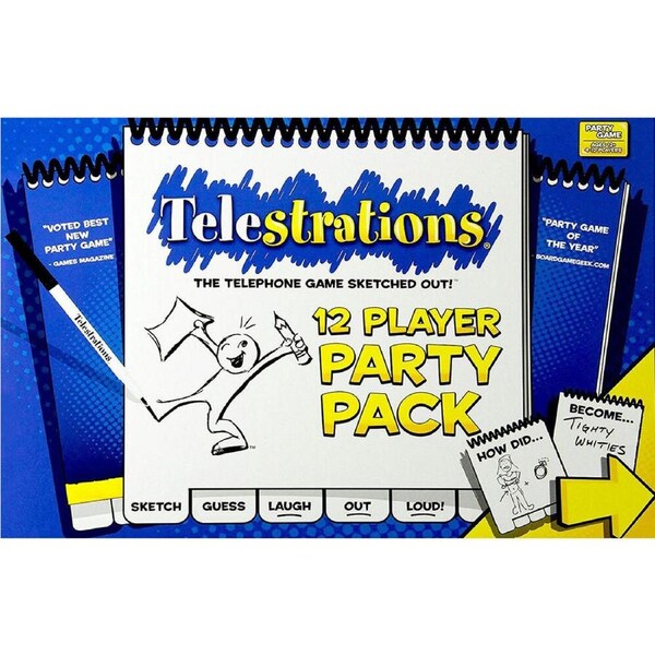 Crown & Andrews Telestrations 4-12 Players Sketch Party Game Kids/Family 12y+