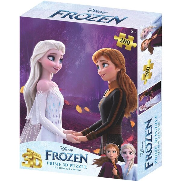 200pc Prime Disney Frozen 3D Jigsaw Puzzle Kids/Children Game 31x46cm 5y+