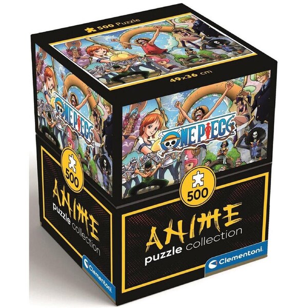 500pc Clementoni HQC Anime Cube One Piece #1 Jigsaw Puzzle Game 49x36cm