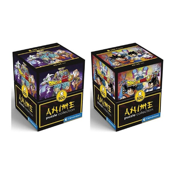 1000pc Clementoni HQC Anime Cube Dragonball #1 and #2 Jigsaw Puzzle 49x36cm