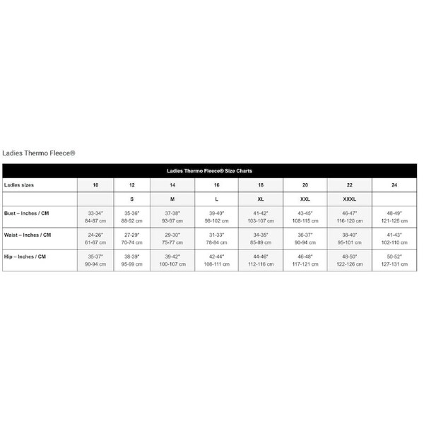 Thermo Fleece® Ladies Sleeveless Vest Thermal Tank Top T Shirt- Natural XL