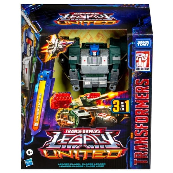 Transformers Legacy United: Leader Class Overcharge Action Figure
