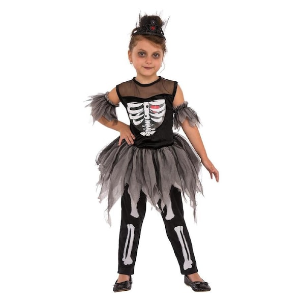 Rubies Skelerina Girls Ballerina/Kids Dress Up Halloween Party Costume L