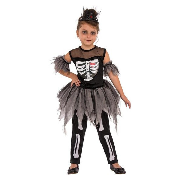 Rubies Skelerina Girls Ballerina/Kids Dress Up Halloween Party Costume S