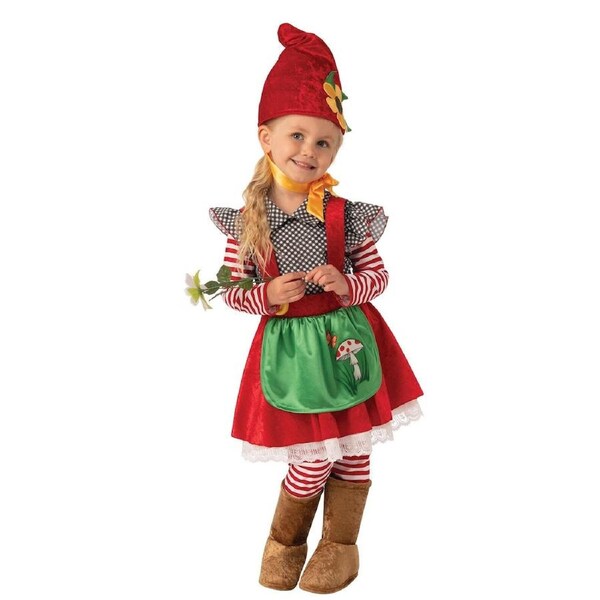 Rubies Garden Gnome Girl Girls Kids/Dress Up Halloween Party Costume M
