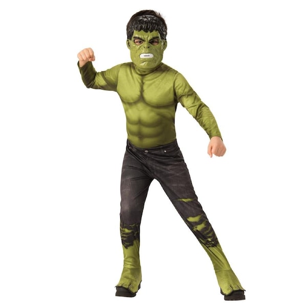 Marvel Hulk Classic Boys Dress Up Party Halloween Costume Jumpsuit 3-5