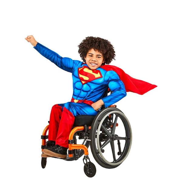 Dc Comics Superman Adaptive Boys Dress Up Halloween Party Costume Outfit L
