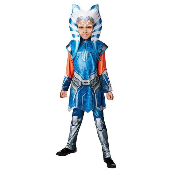 Star Wars Ahsoka Deluxe Girls Dress Up Halloween Party Costume Outfit L