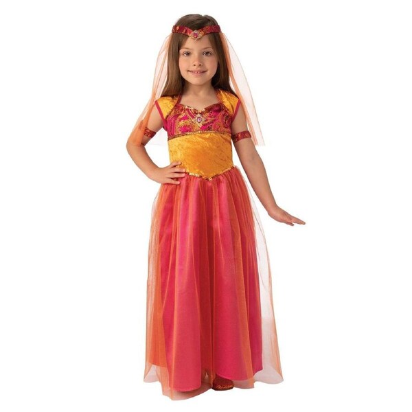 Rubies Bollywood Dancer Girls Kids/Dress Up Party Indian Costume Outfit L