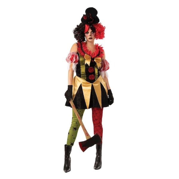 Rubies Evil Clown Lady Women's Adults/Dress Up Halloween Party Costume L