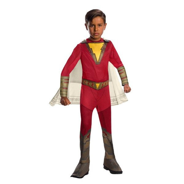 Dc Comics Shazam Classic Boys Kids/Dress Up Party Hero Costume Jumpsuit S