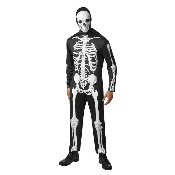 Rubies Skeleton Adult Men's Dress Up Halloween Party Costume Jumpsuit M