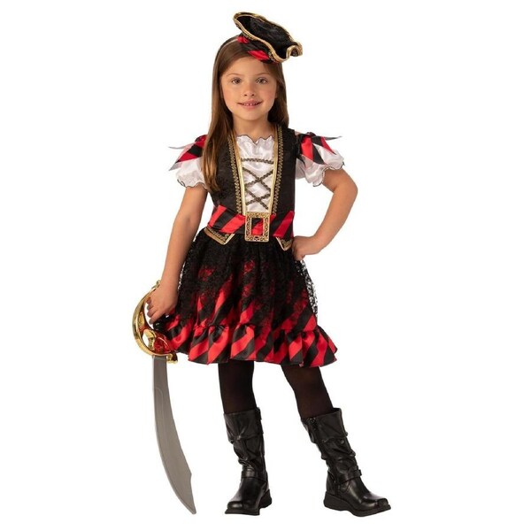Rubies Pirate Girl Kids/Dress Up Halloween Party Girls Costume Outfit M