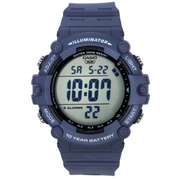 Casio Alarm Chronograph Illuminator Light Quartz AE-1500WH-2A 100M Mens Watch