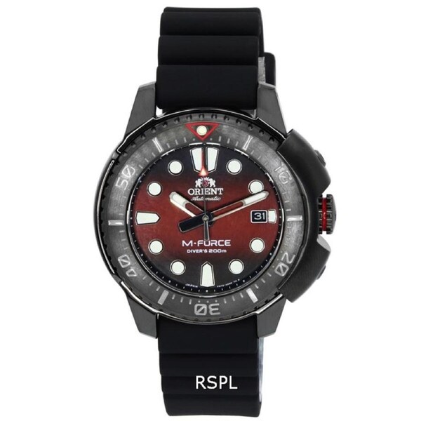 Orient M-Force Limited Edition Red Dial Automatic Diver RA-AC0L09R00B Mens Watch