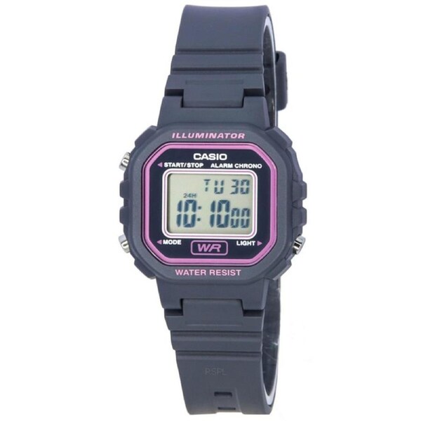 Casio POP Digital Alarm Chrono Illuminator Backlight LA-20WH-8A WR Ladies Watch