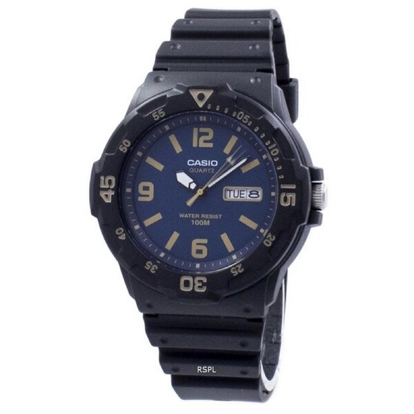 Casio Diver Analog Blue Dial Luminous Hands MRW-200H-2B3V 100M Mens Watch