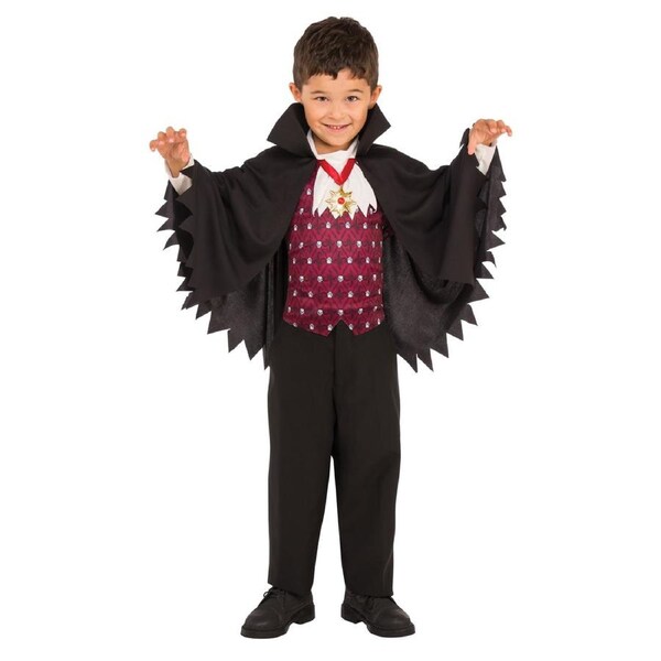 Rubies Little Vampire Boys Dress Up Halloween Party Costume Outfit 6-8y
