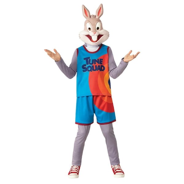 Rubies Bugs Bunny Space Jam 2 Boys Dress Up Halloween Costume Outfit 6-8y