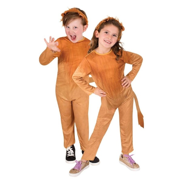 Rubies Lion Unisex Dress Up Halloween Party Costume Outfit Jumpsuit 6-8y