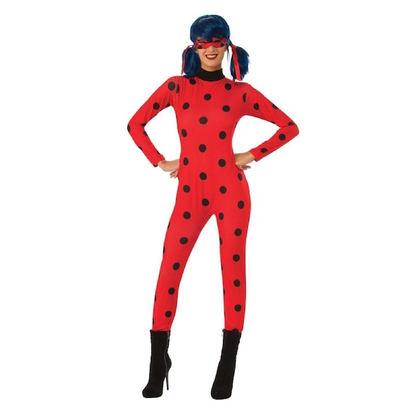 Miraculous Ladybug Women's/Adults Dress Up Costume Party Outfit Jumpsuit S