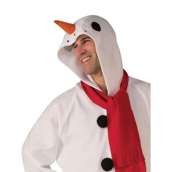 Rubies Snowman One Piece Jumpsuit Unisex Dress Up Halloween Costume Outfit S