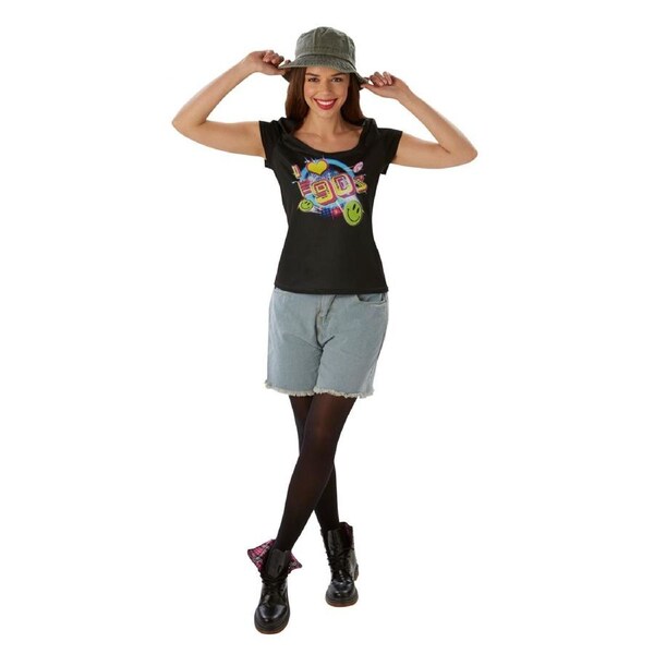 Rubies I Love The 90S T-Shirt Womens Dress Up Halloween Party Costume L