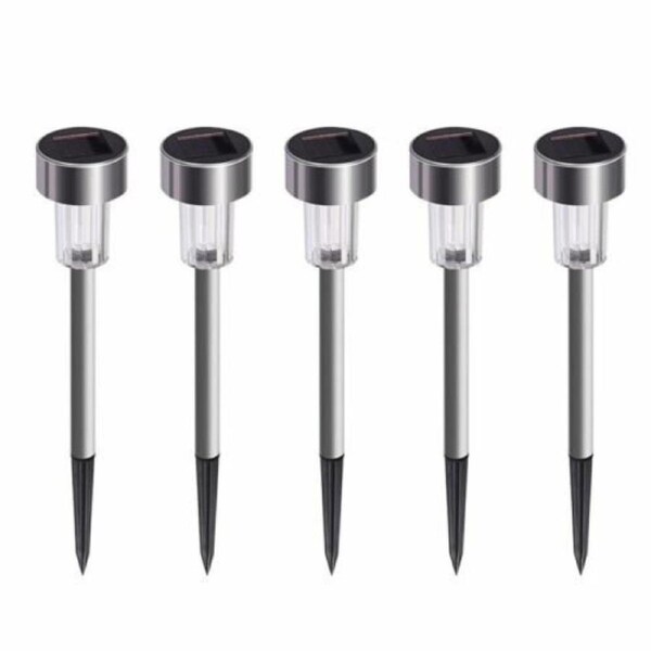 Waterproof Solar Lights Garden Lawn Outdoor Ground LED Light Path Pathway Lamps 5pcs