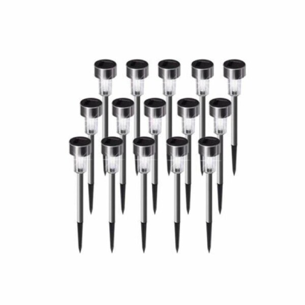 Waterproof Solar Lights Garden Lawn Outdoor Ground LED Light Path Pathway Lamps 15pcs