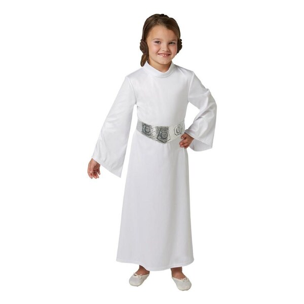 Star Wars Princess Leia Classic Girls/Kids Dress Up Party Hooded Costume L