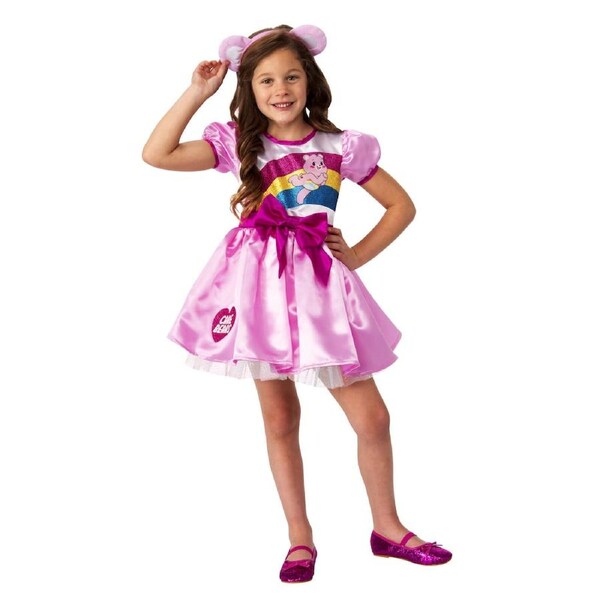 Marvel Carebears Cheer Bear Baby Tutu Dress Up Party Costume Pink Toddler