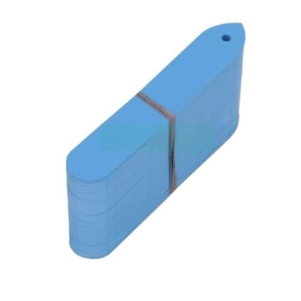 Plant Labels Flexible PVC Plastic Garden Tag Nursey Seeding with Marker Pen - 100pcs Blue