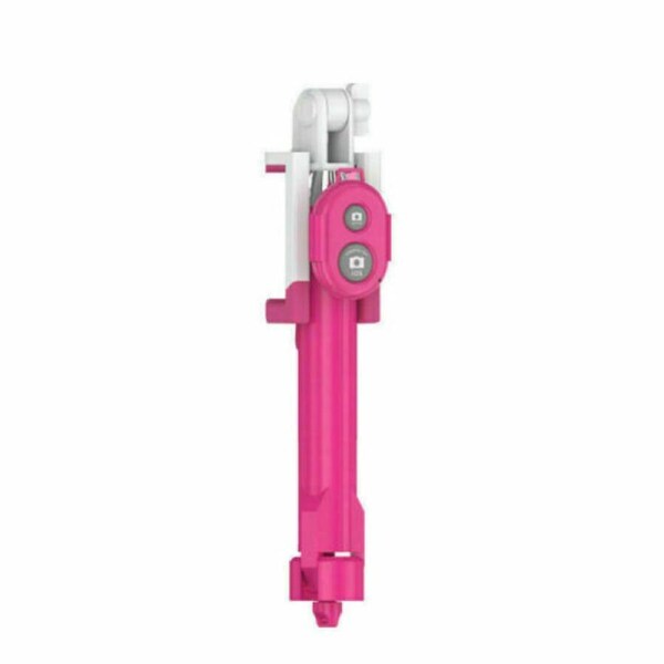 Tripod Handheld Selfie Stick Tripod Bluetooth - For iPhone 11 Pro Samsung Pink