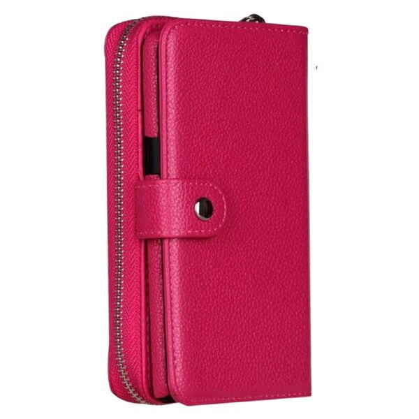 Soka Zip Wallet (Suits iPhone 7/8 Plus) - Hot Pink