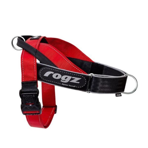 Rogz Large Red Letz Go Personalised Harness for Dogs
