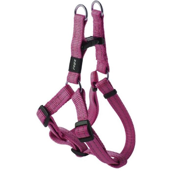 Rogz Medium Pink Step In Nylon Harness for Dogs