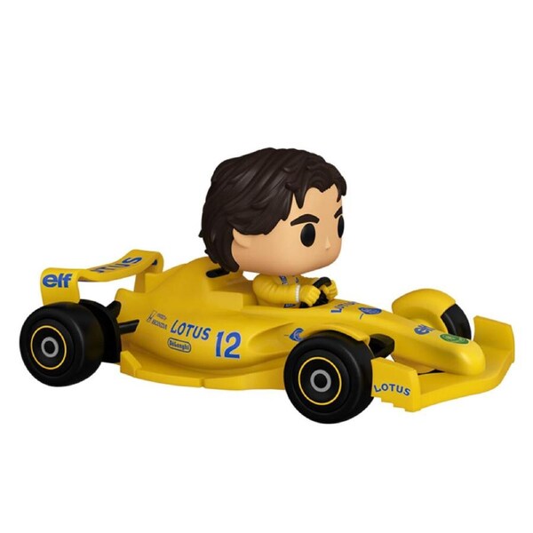 Funko F1 Formula 1 Ayrton Senna With Lotus Race Car Pop! Rides Vinyl Figure