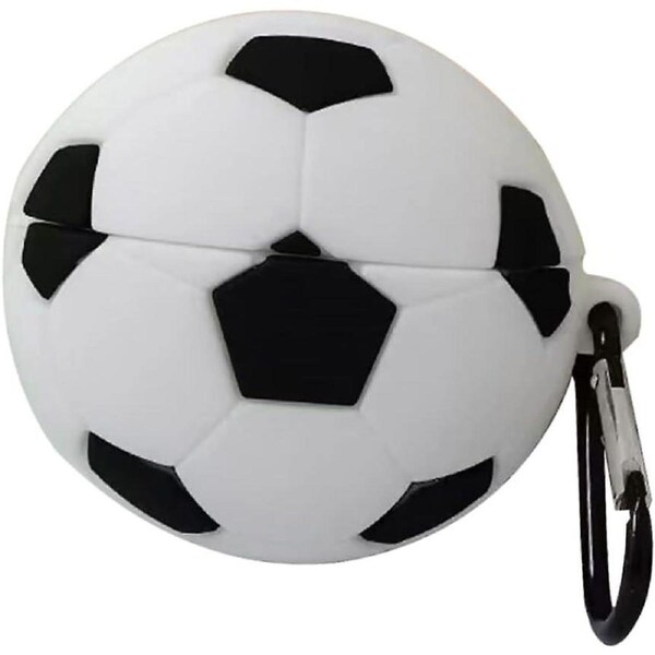Case Holder Football Compatible With Airpods Soccer Cover Bag Headphone Earbud Compatible For Airpods Silicone Protective Case Earphone/shockproof