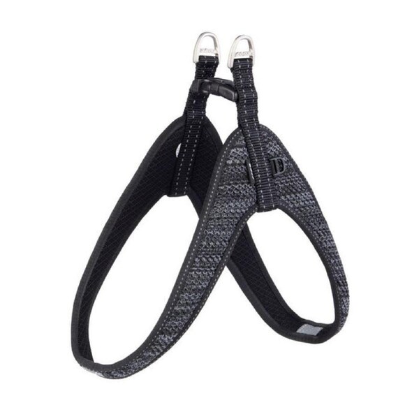 Rogz Large Black Fast Fit Utility Harness for Dogs