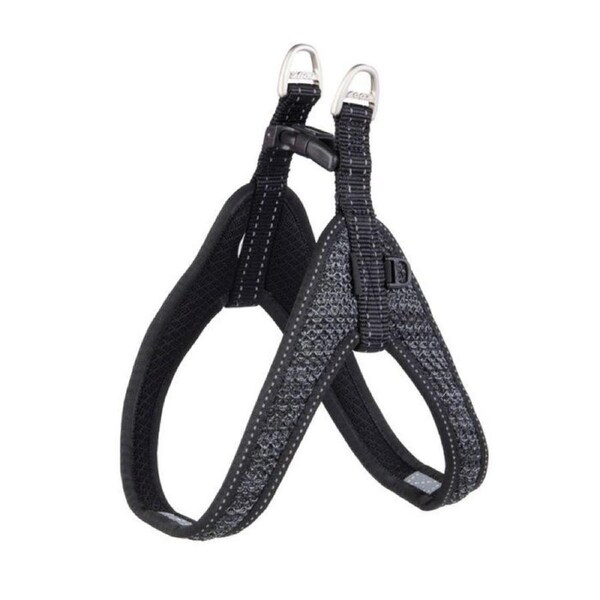 Rogz Medium Black Fast Fit Utility Harness for Dogs